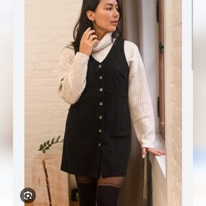 Black Corduroy Dress